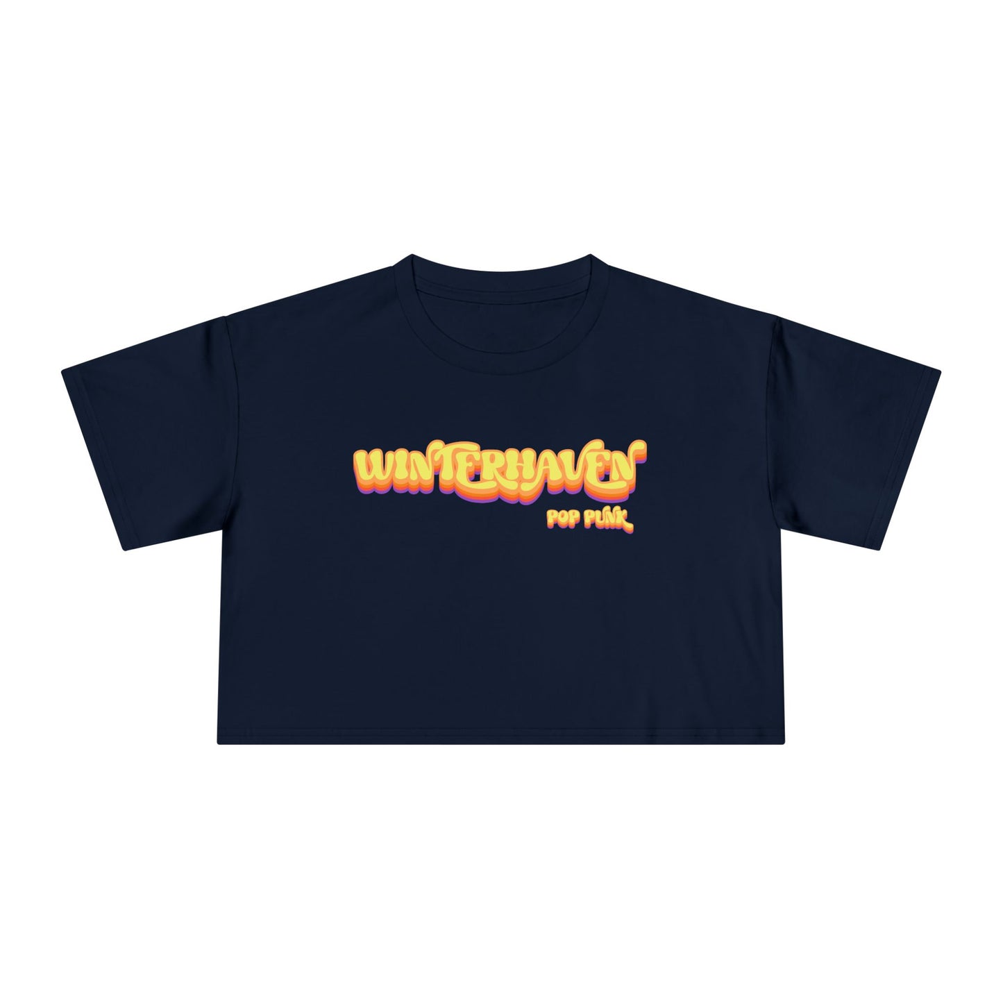 WinterHaven Retro Women's Crop Tee (Multiple Colors)