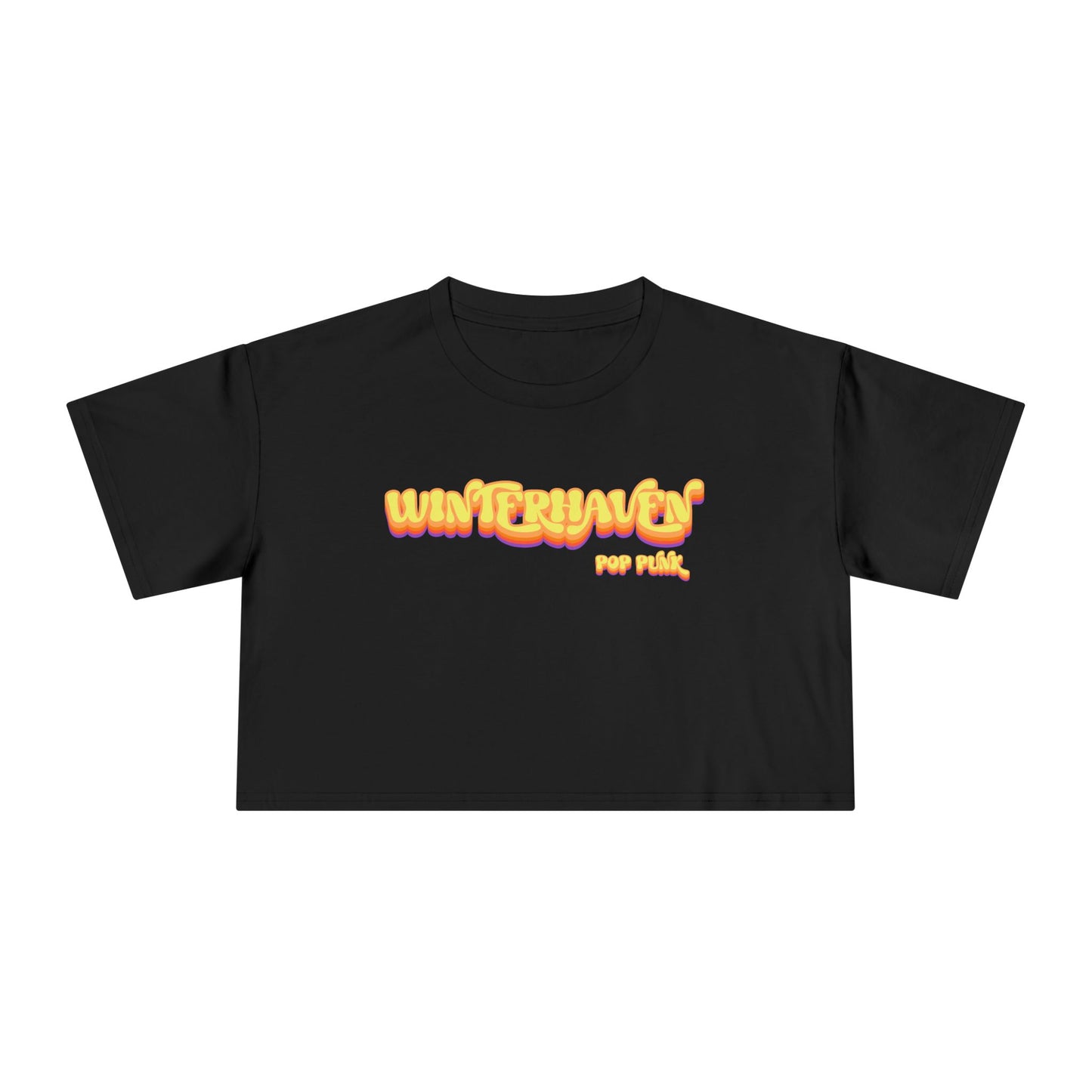 WinterHaven Retro Women's Crop Tee (Multiple Colors)