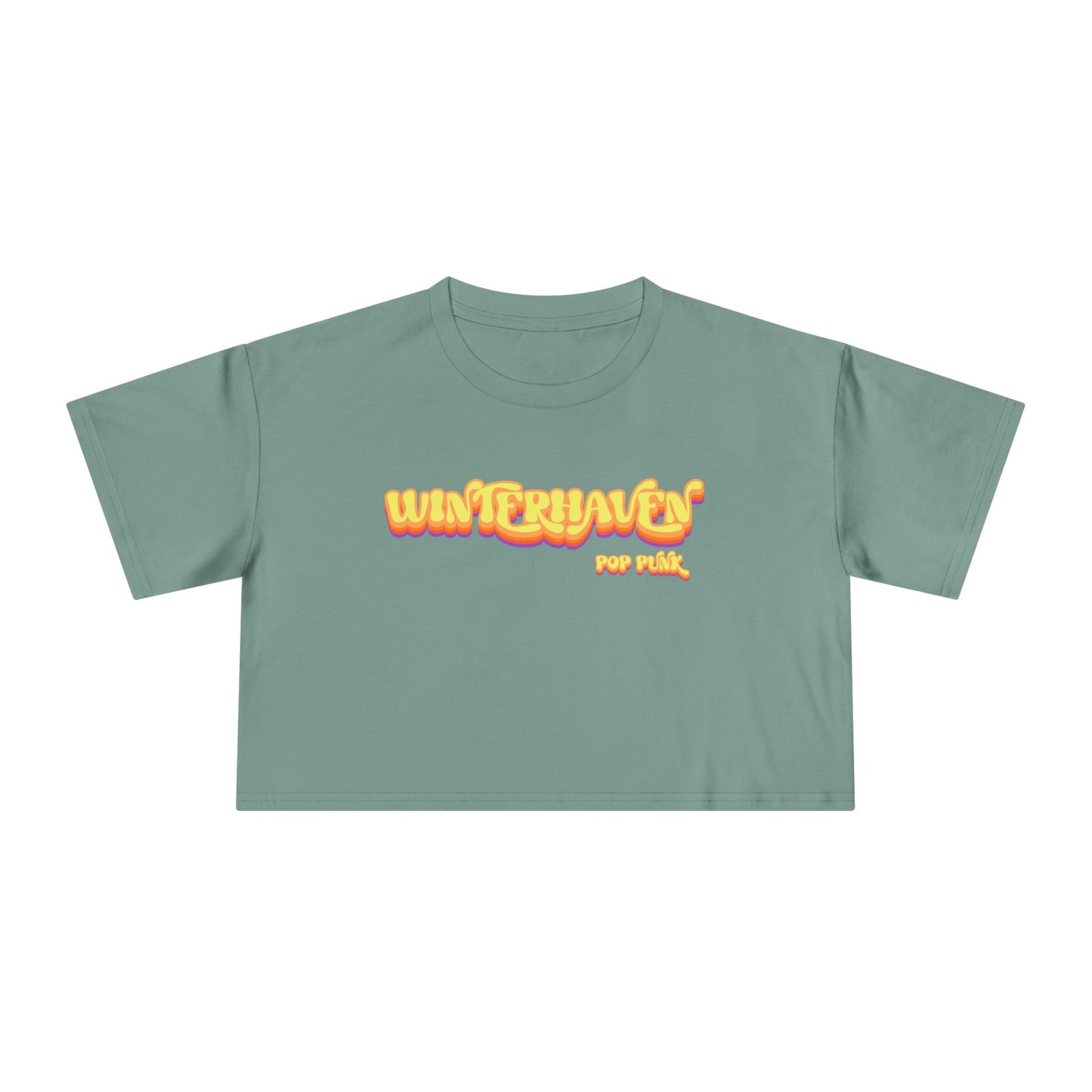 WinterHaven Retro Women's Crop Tee (Multiple Colors)