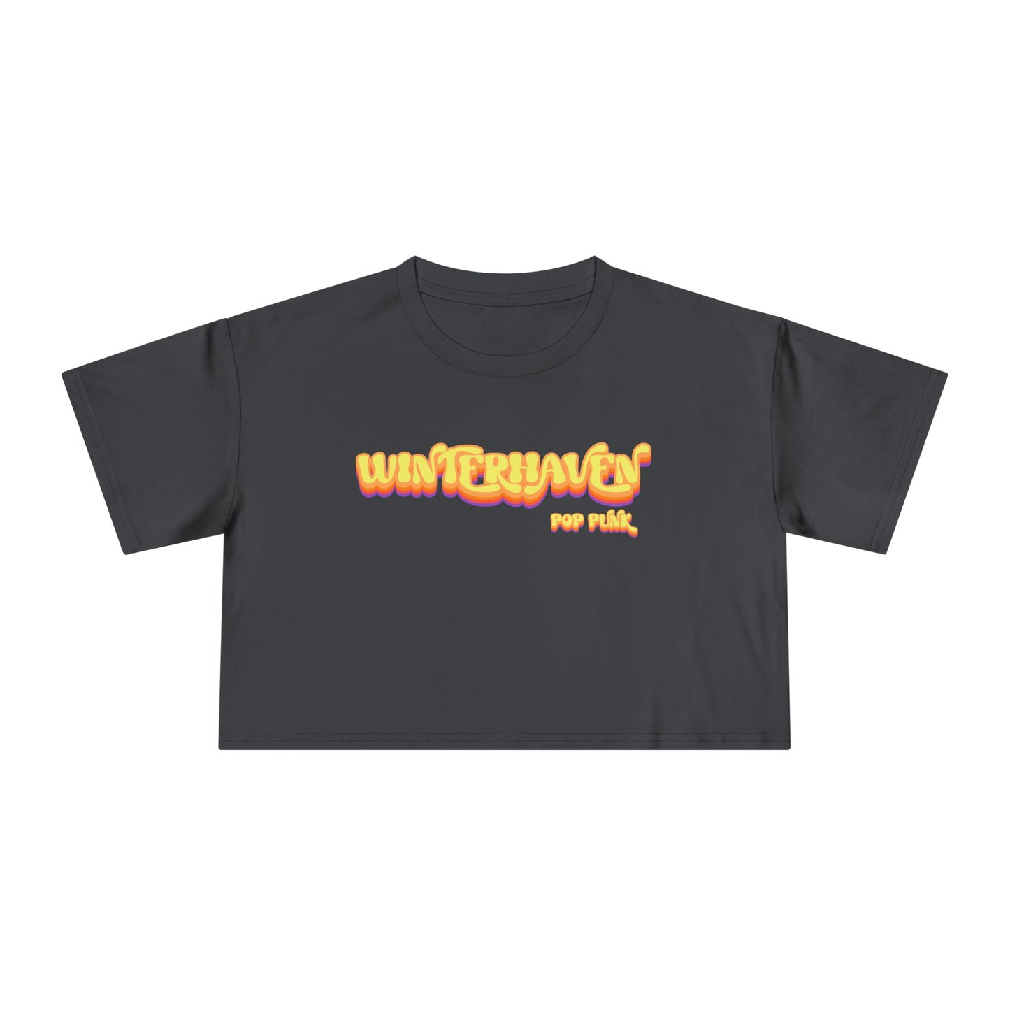 WinterHaven Retro Women's Crop Tee (Multiple Colors)