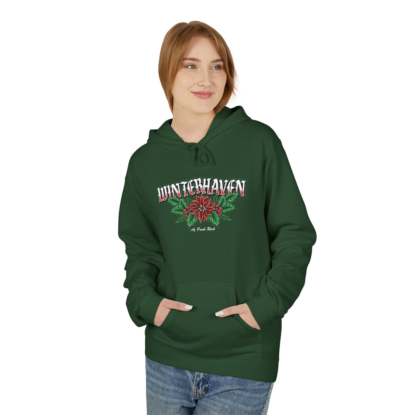 WinterHaven holiday hoodie