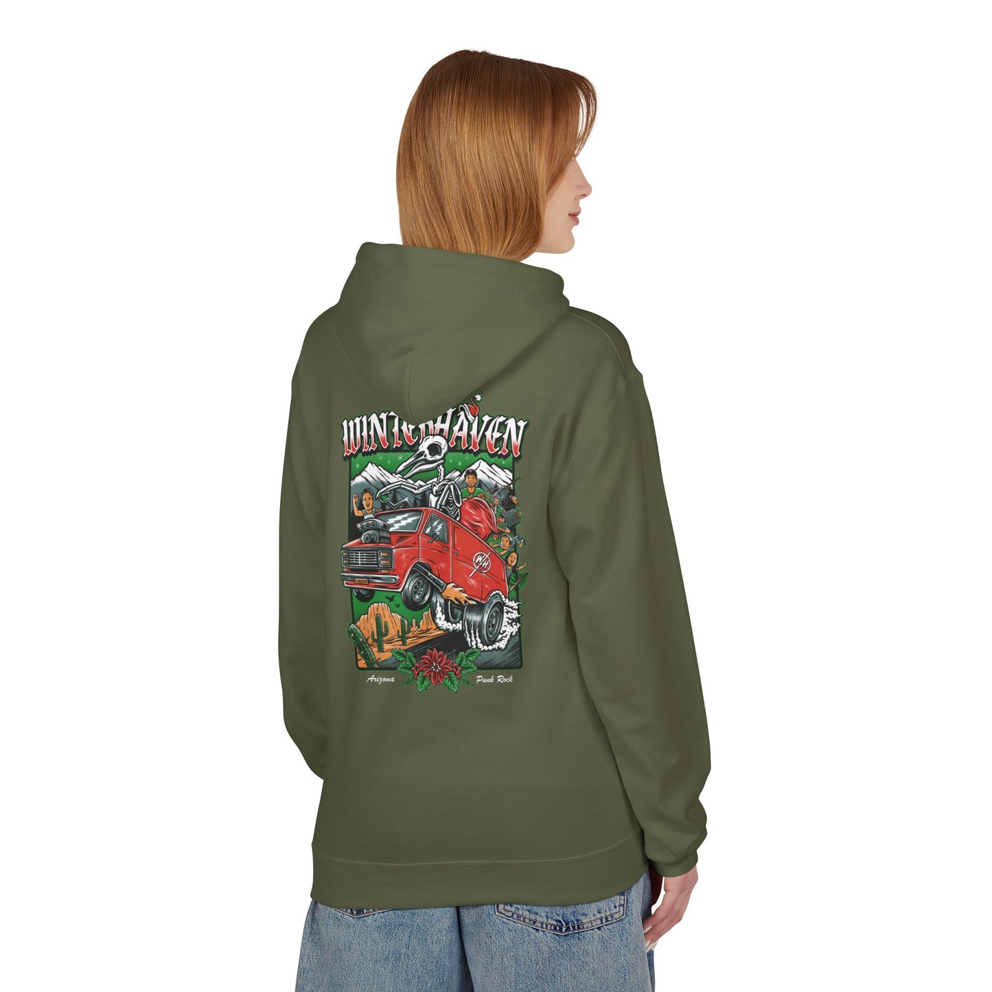 WinterHaven holiday hoodie